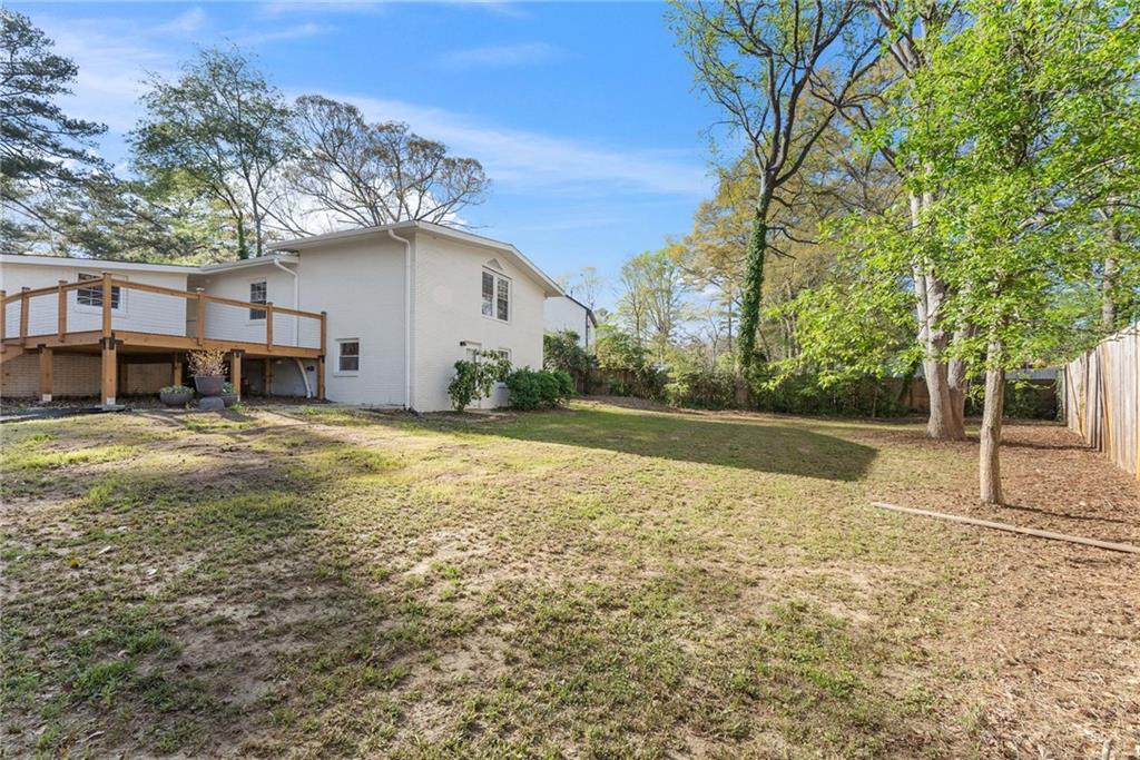 2771 Sherwood Road Southeast Smyrna, GA 30082 - Photo 33 of 40 a view of a house with a yard