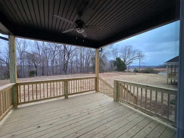 a view of a roof deck
