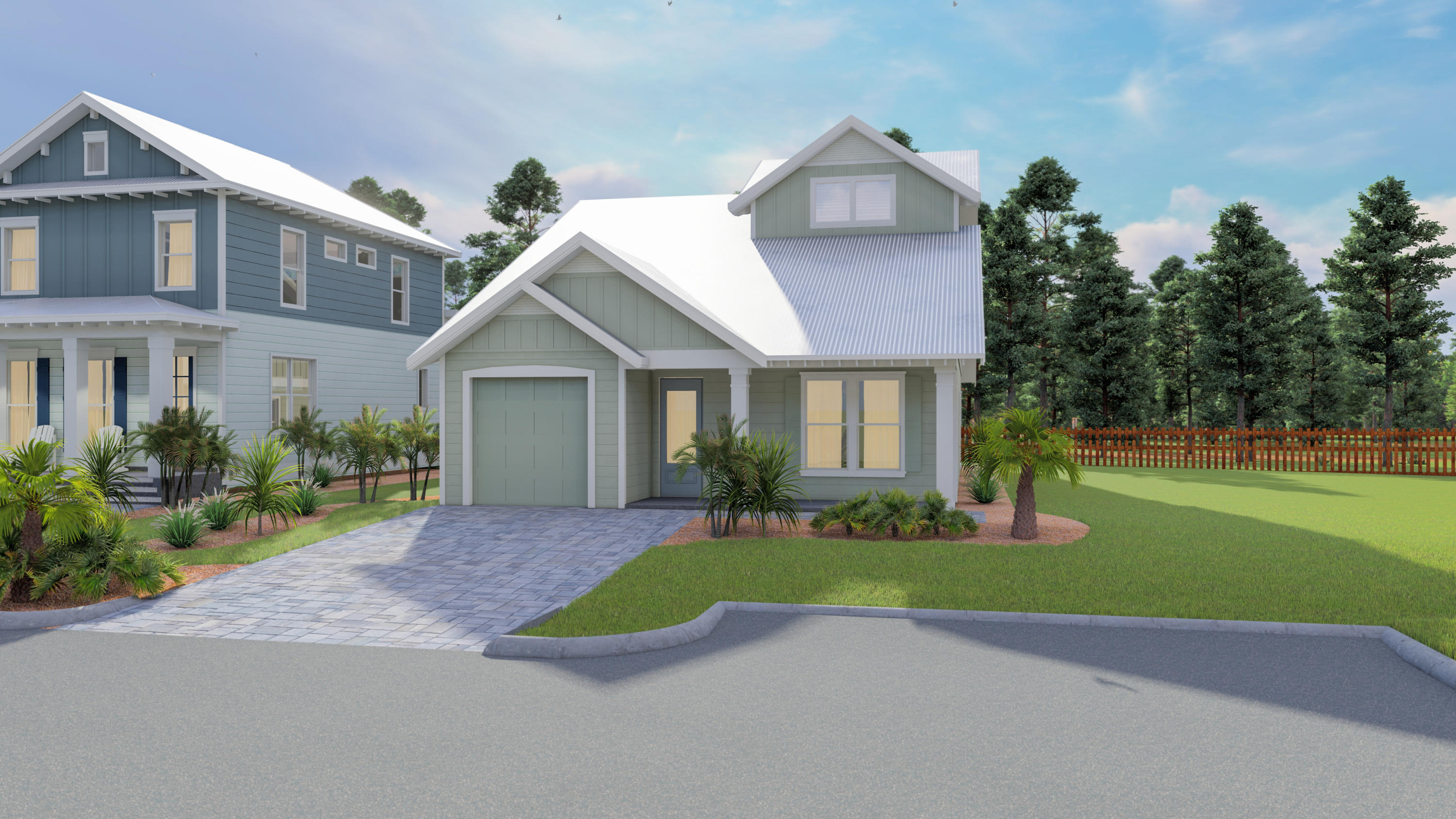 Lot 31 West Willow Mist Rd Inlet Beach Inlet Beach, FL 32461 - Photo 3 of 18 a view of a house next to a yard with plants and trees
