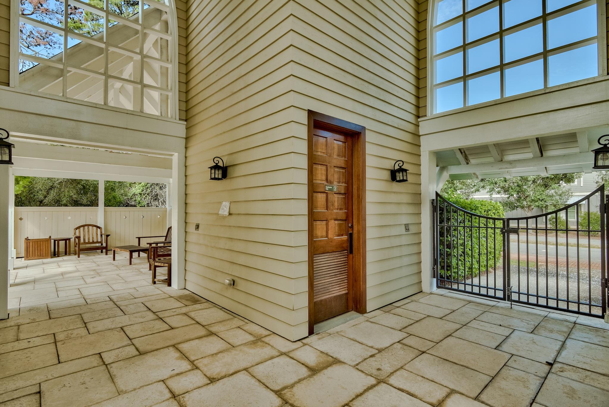 Lot 31 West Willow Mist Rd Inlet Beach Inlet Beach, FL 32461 - Photo 4 of 18 a view of a porch with a bench