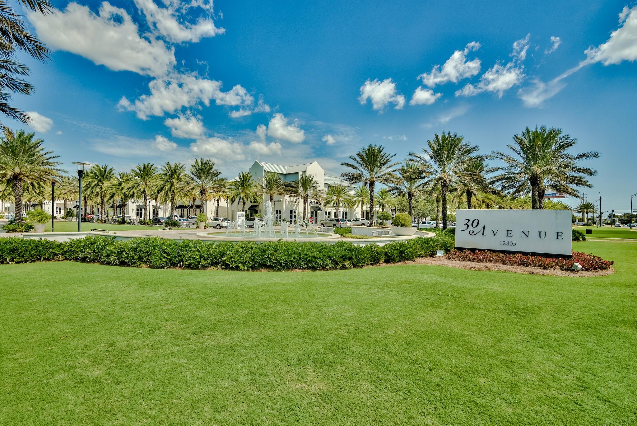 Lot 31 West Willow Mist Rd Inlet Beach Inlet Beach, FL 32461 - Photo 10 of 18 a view of a fountain in front of the house