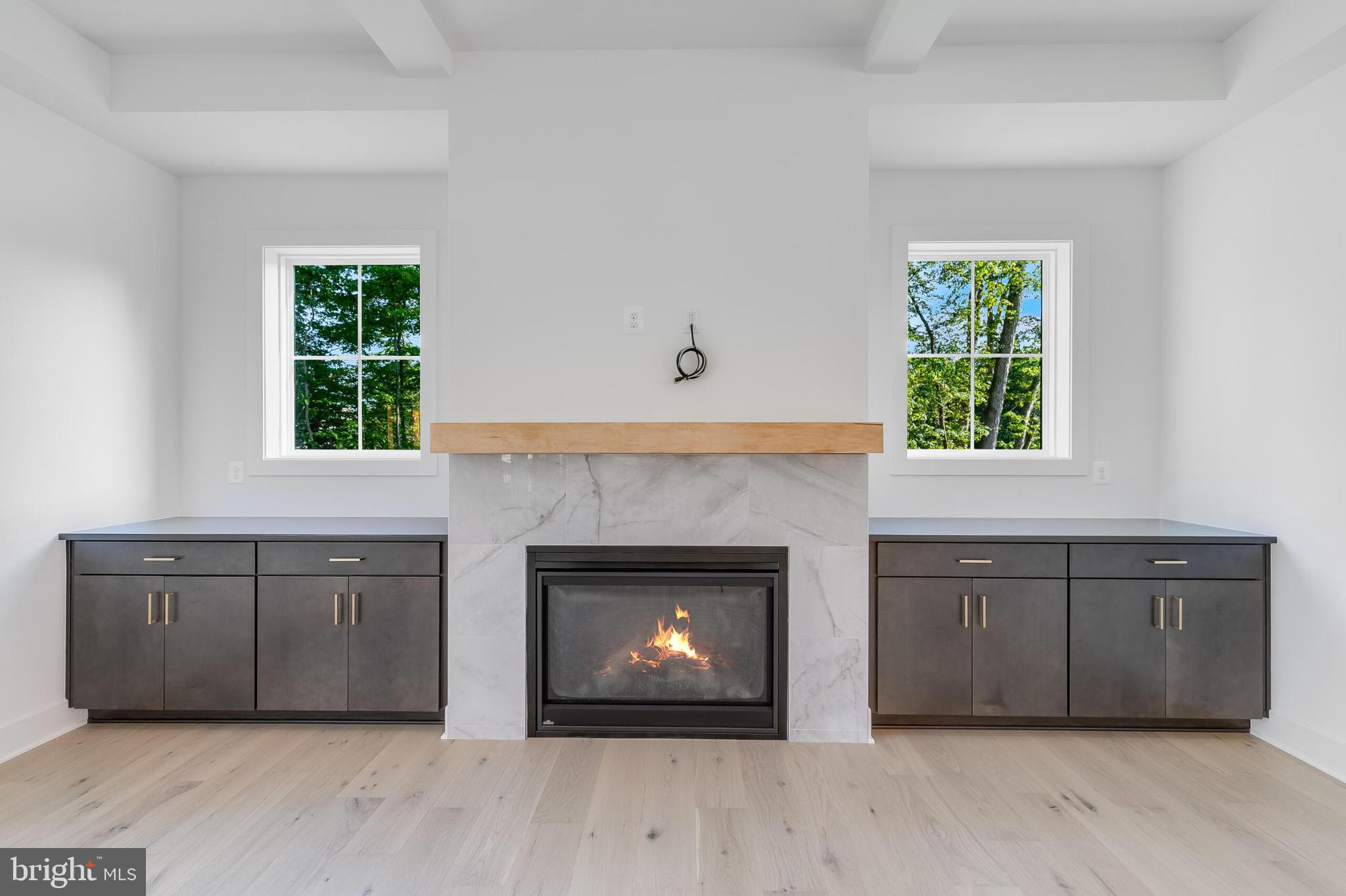 9209 Franks Point Lane Lorton, VA 22079 - Photo 19 of 33 Modern elegance with a cozy fireplace.
