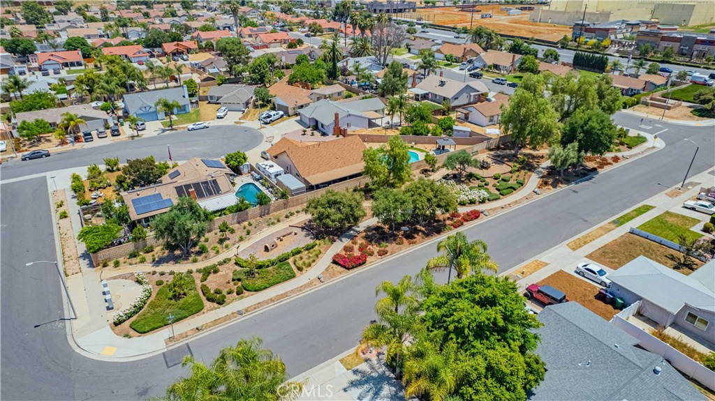 27571 Cabrillo Drive Menifee, CA 92586 - Photo 53 of 56 an aerial view of a city with lots of residential buildings