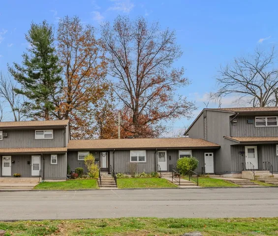 a car parked in front of a house
