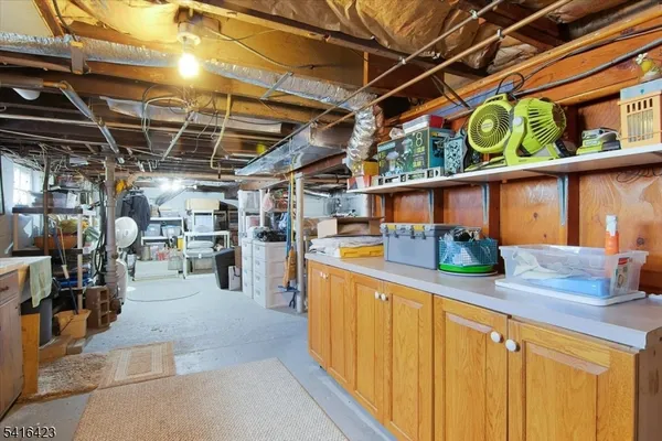 a view of storage and utility room