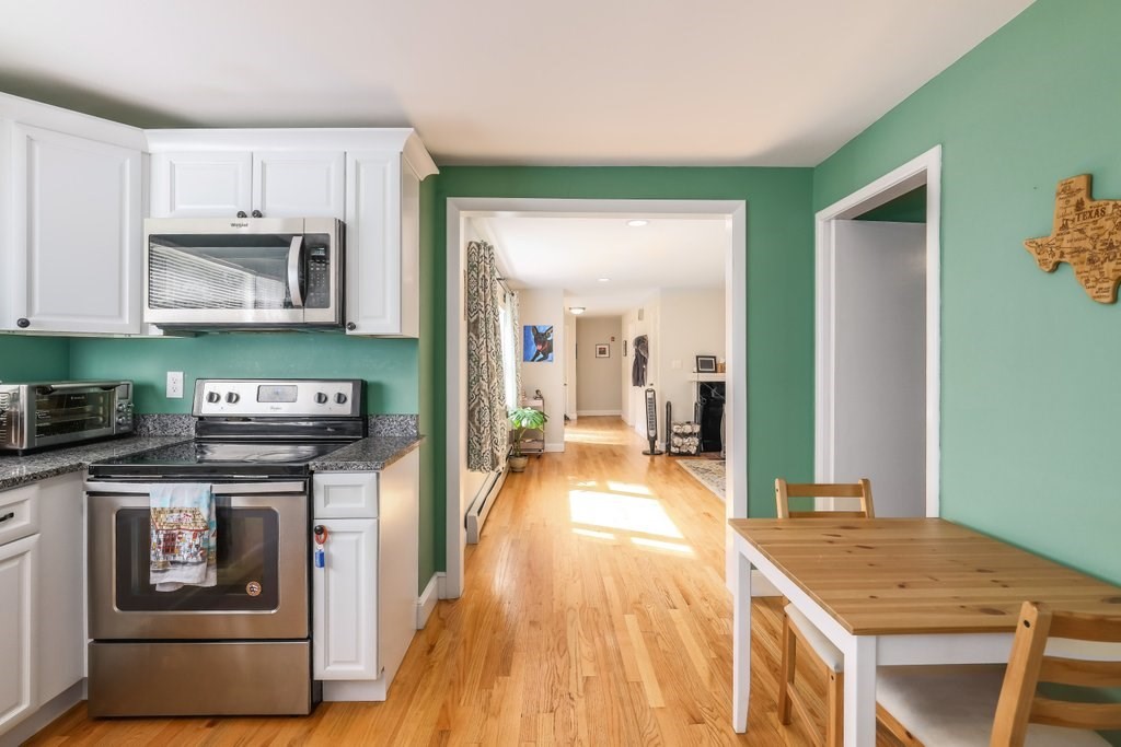 4 Ellis Drive Worcester, MA 01609 - Photo 12 of 32 a kitchen with stainless steel appliances granite countertop a stove and a sink