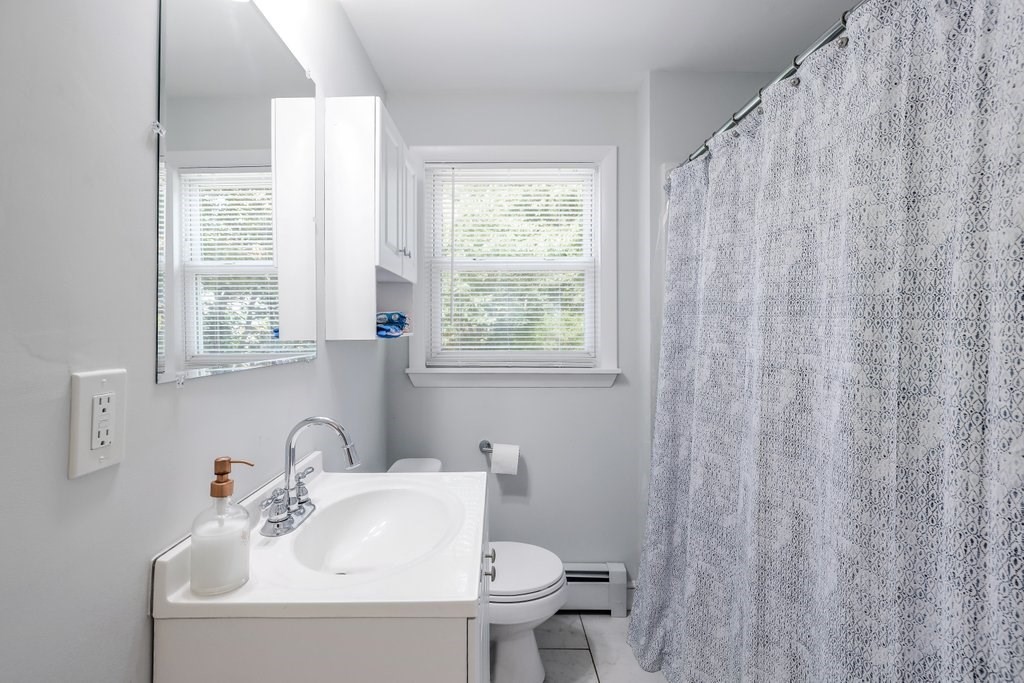 4 Ellis Drive Worcester, MA 01609 - Photo 23 of 32 a bathroom with a sink a toilet and a mirror