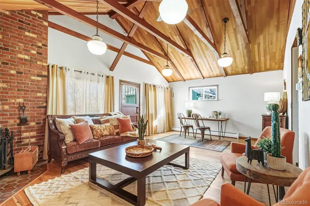 a outdoor space with patio furniture