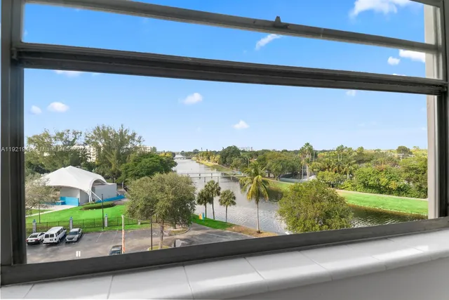 a view of a balcony with an outdoor space