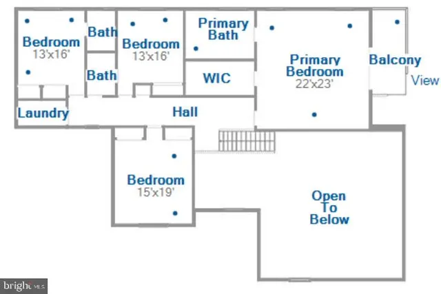 a picture of a floor plan