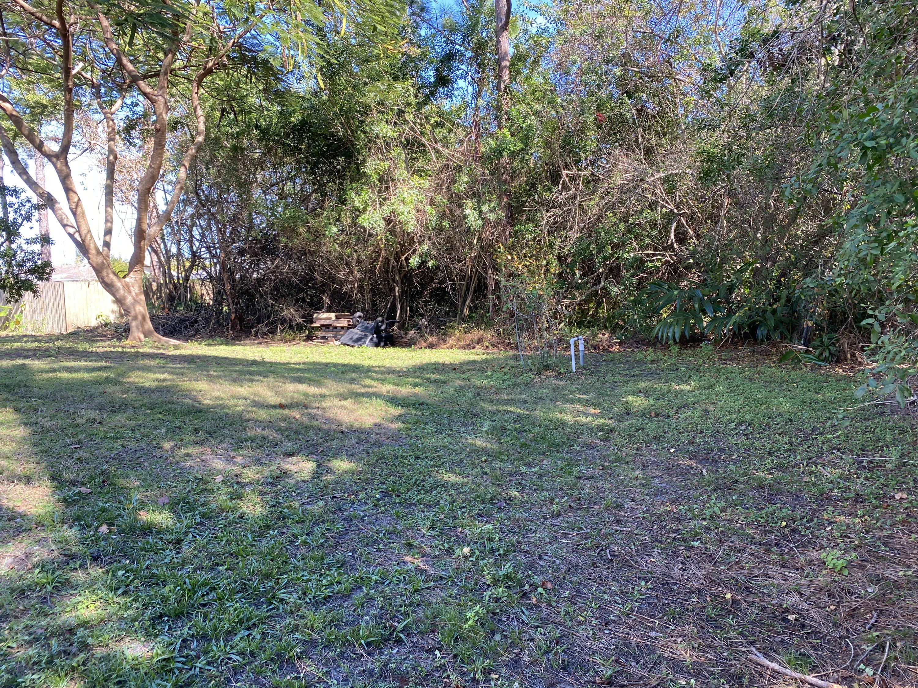 5300 Seagrape Drive Fort Pierce, FL 34982 - Photo 23 of 25 Back Yard Views