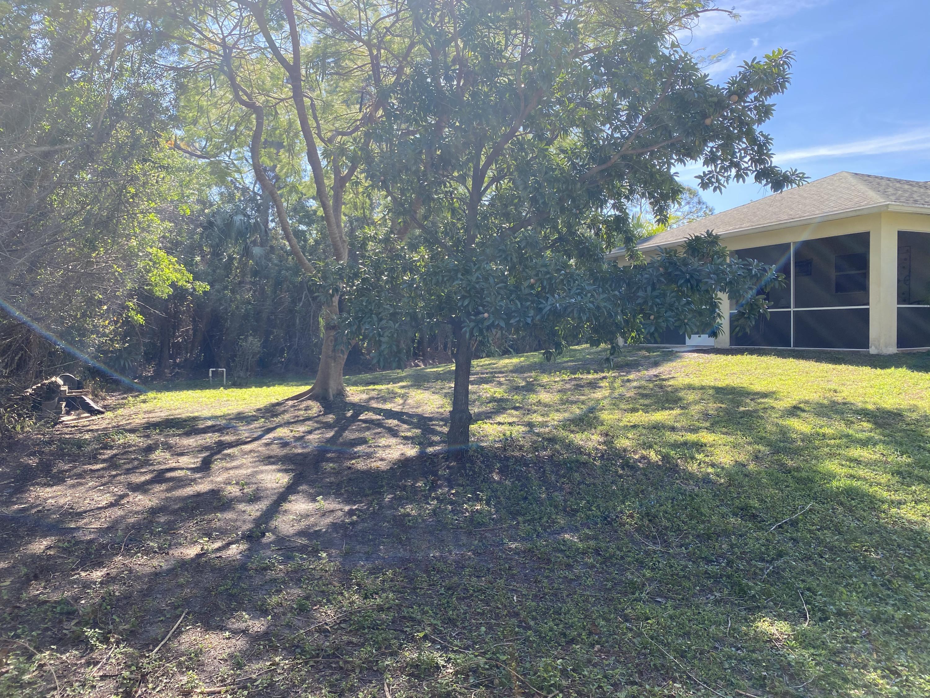 5300 Seagrape Drive Fort Pierce, FL 34982 - Photo 24 of 25 Back Yard Views