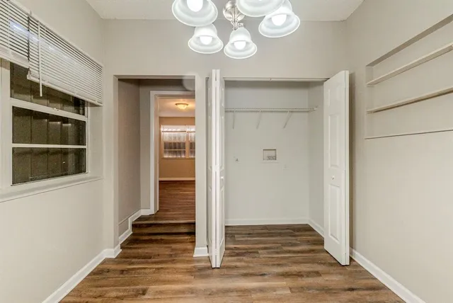 a view of an entryway door