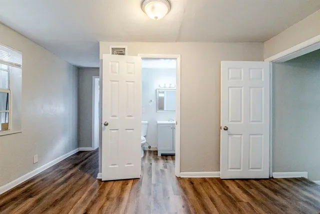 wooden floor in an empty room