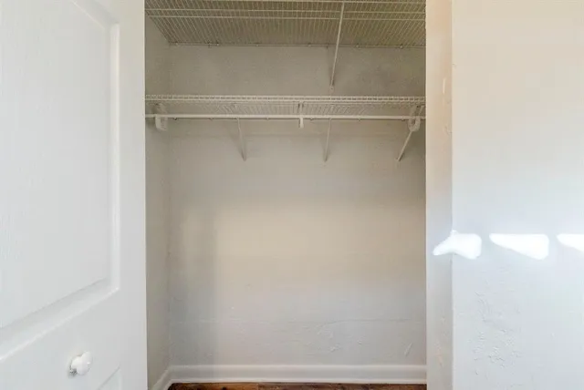 a view of backyard with green space