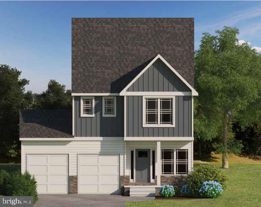 Wilmington - 2 Car Garage Model - Graphic