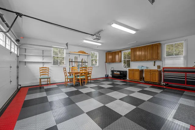a black and white photo of a living room