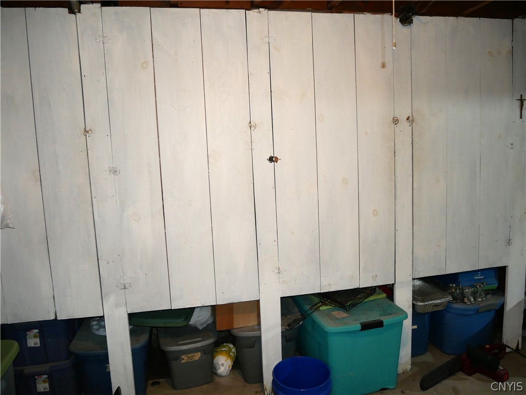 5735 Walker Road Deerfield, NY 13502 - Photo 27 of 32 Built in basement storage
