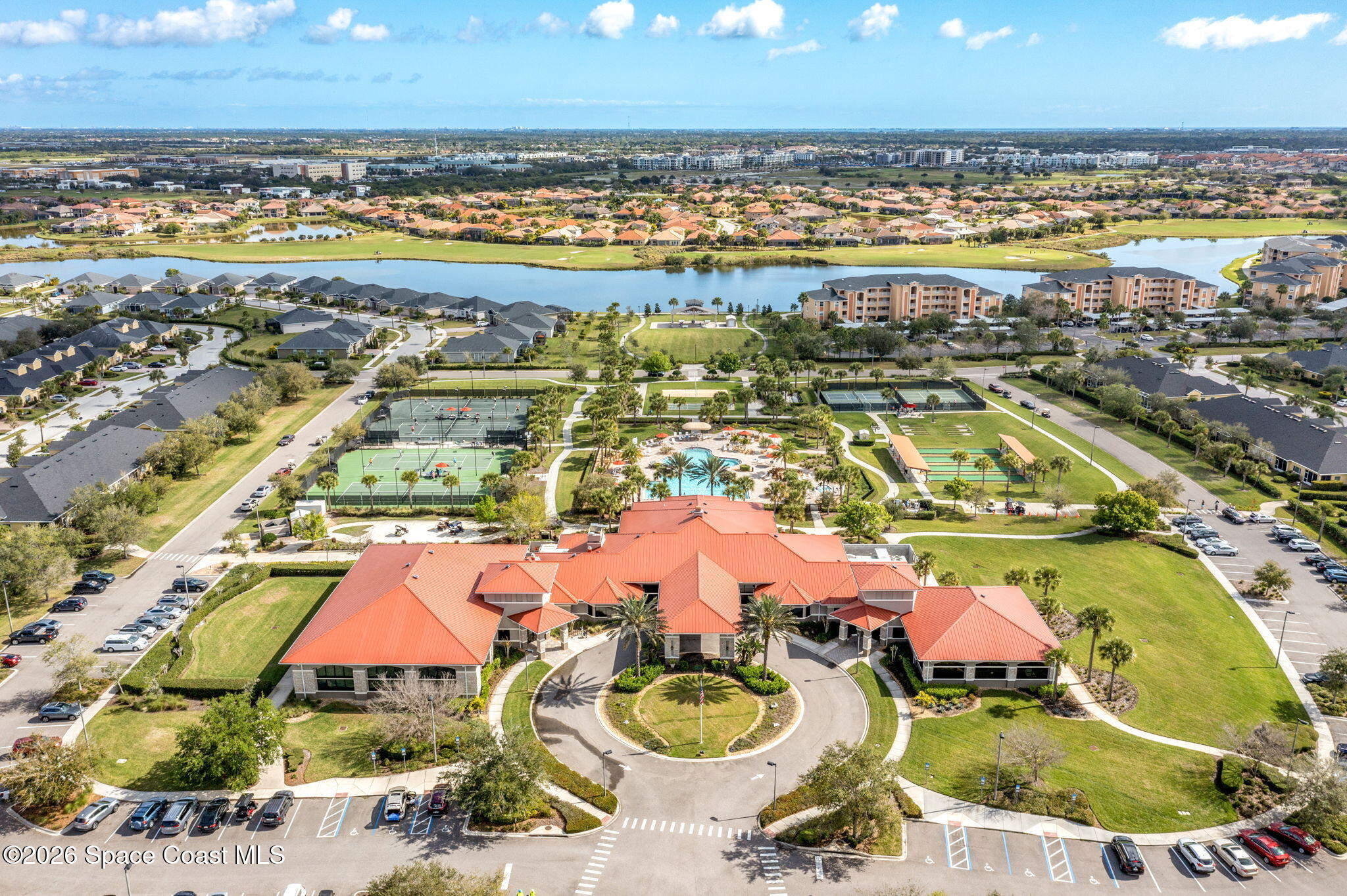 2700 Camberly Circle Melbourne, FL 32940 - Photo 33 of 50 an aerial view of residential houses with outdoor space