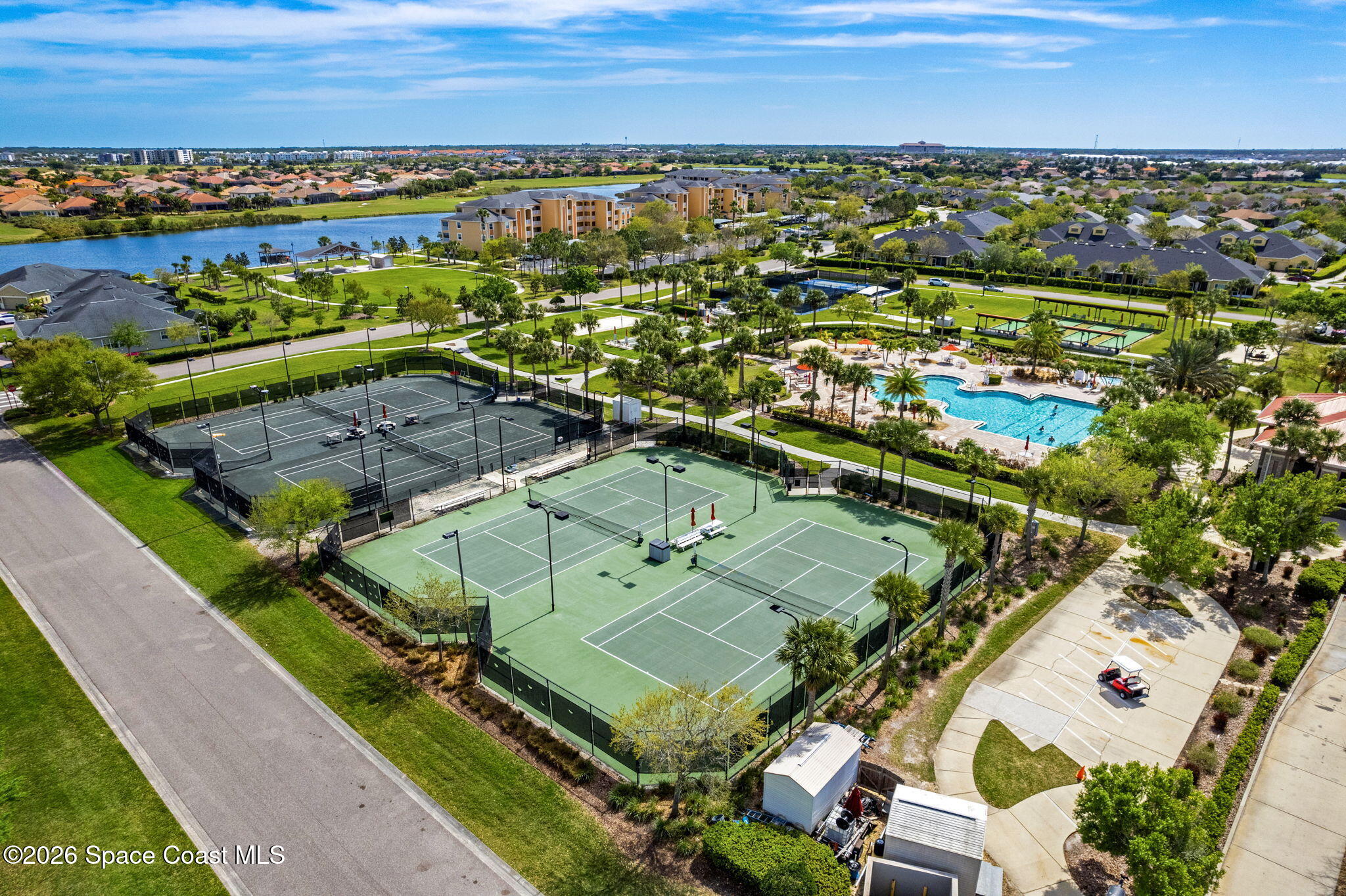 2700 Camberly Circle Melbourne, FL 32940 - Photo 37 of 50 an aerial view of a house with a outdoor space