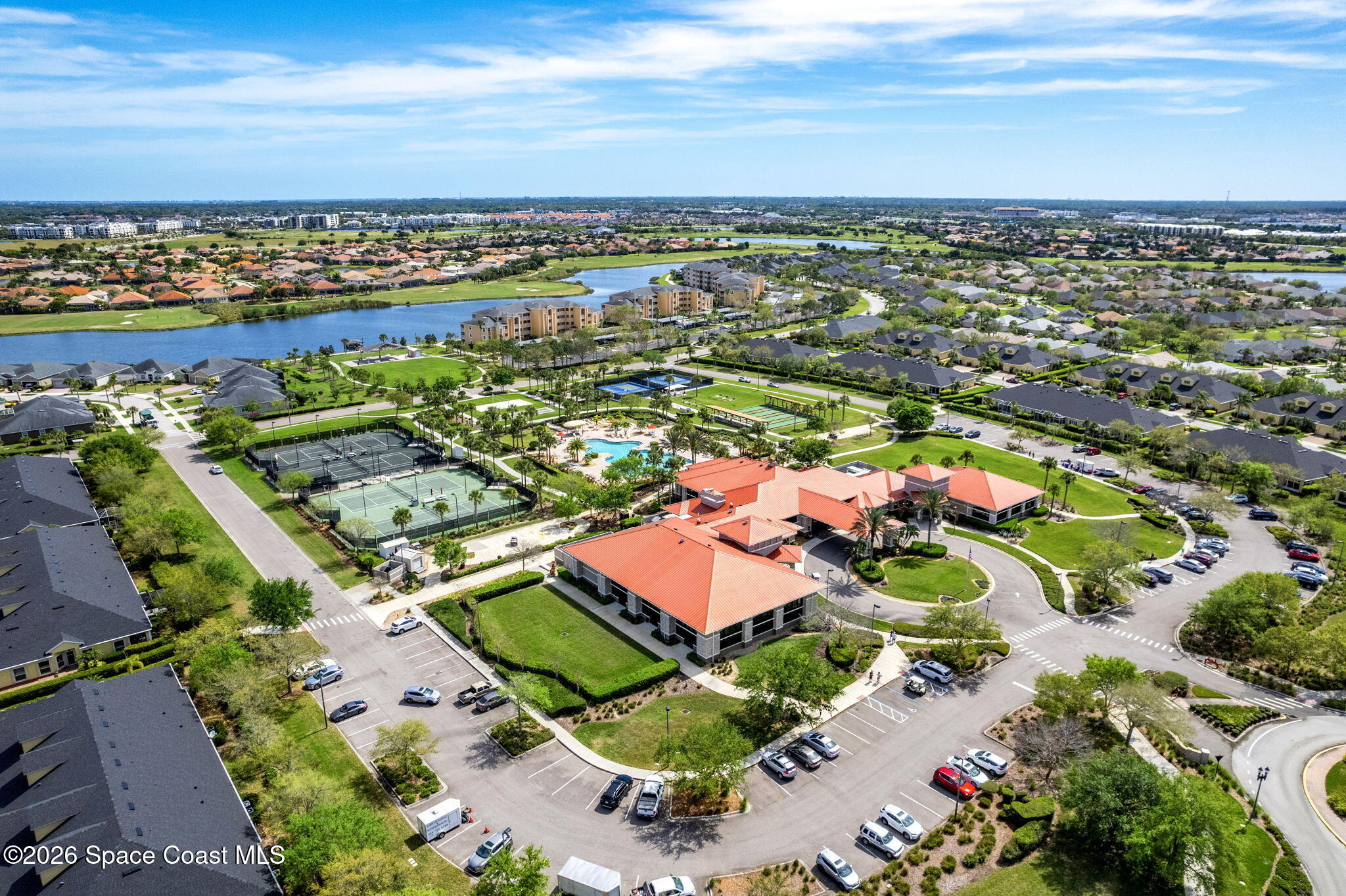2700 Camberly Circle Melbourne, FL 32940 - Photo 45 of 50 an aerial view of residential houses with outdoor space