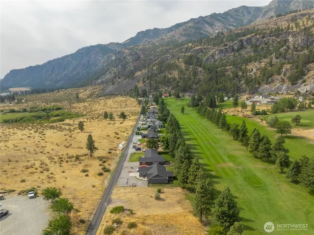 a view of lake with mountain