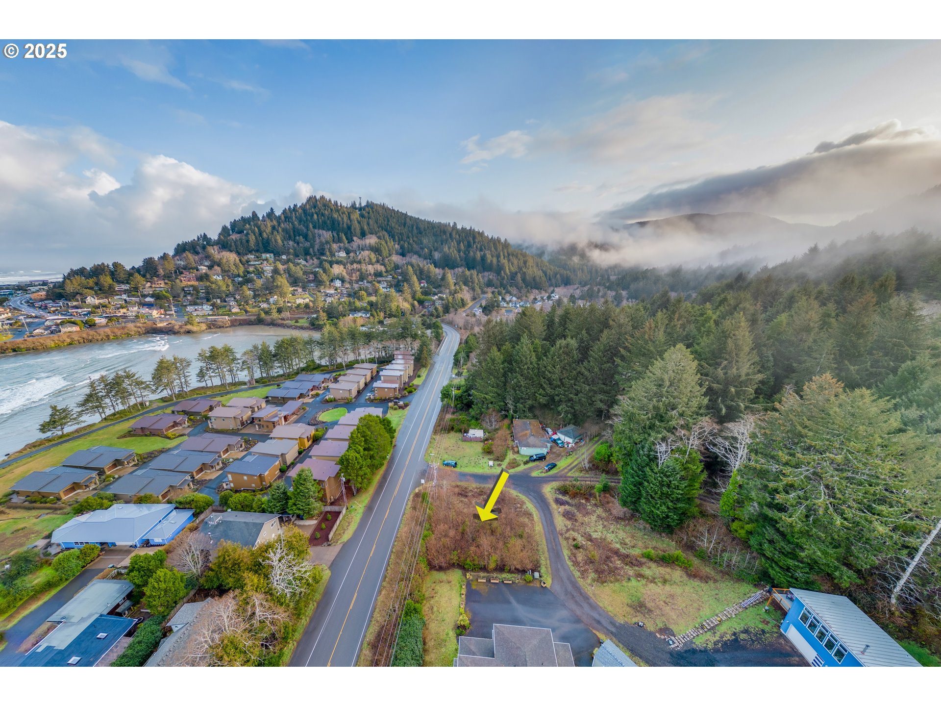 a view of a city from a terrace