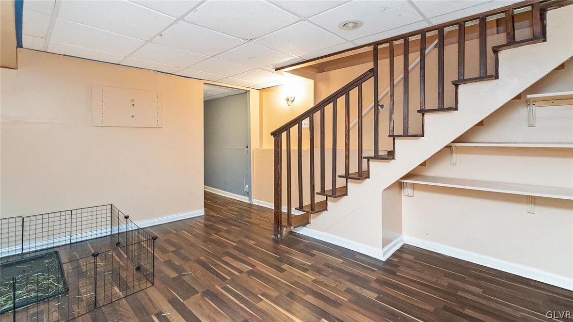 1340 Butler Street Easton, PA 18042 - Photo 14 of 18 a view of staircase with wooden floor and white walls