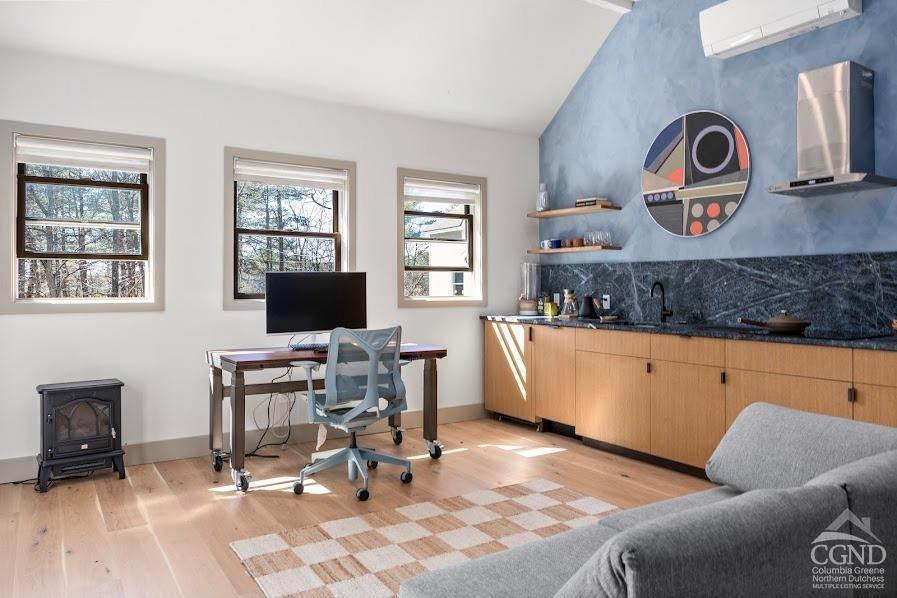 167 Dunbar Road Claverack, NY 12534 - Photo 30 of 37 a living room with furniture and a flat screen tv