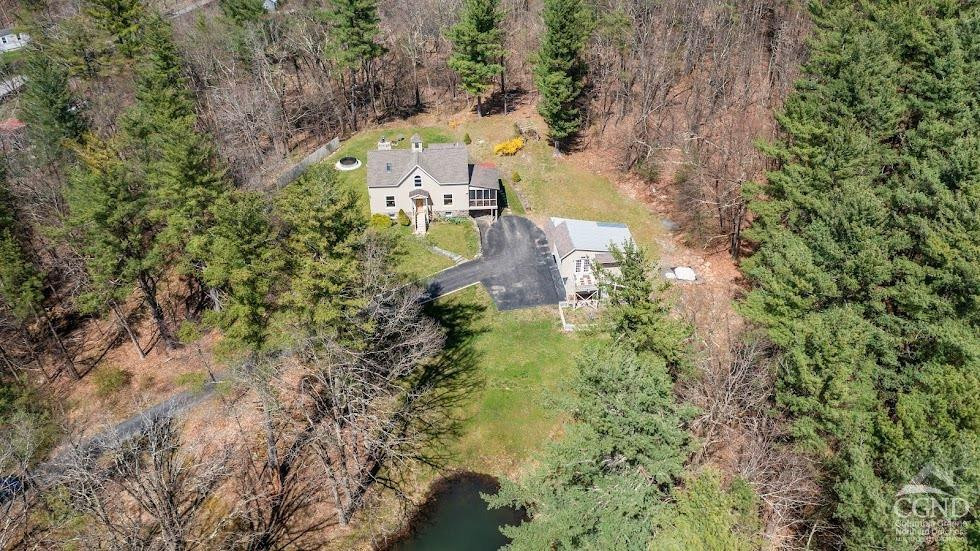 167 Dunbar Road Claverack, NY 12534 - Photo 34 of 37 an aerial view of residential house with outdoor space