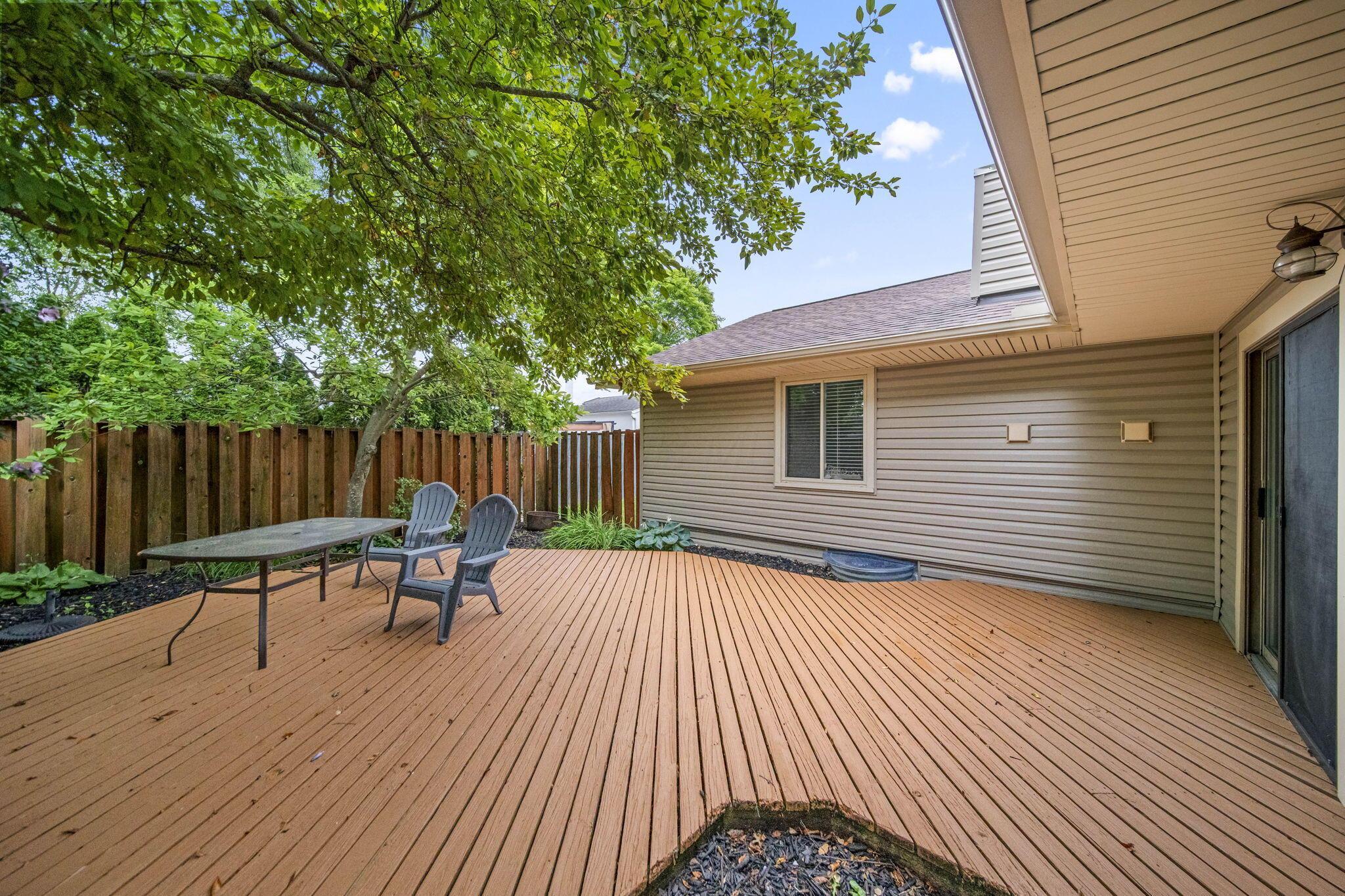 184 East Schrock Road Westerville, OH 43081 - Photo 43 of 61 Deck off family room
