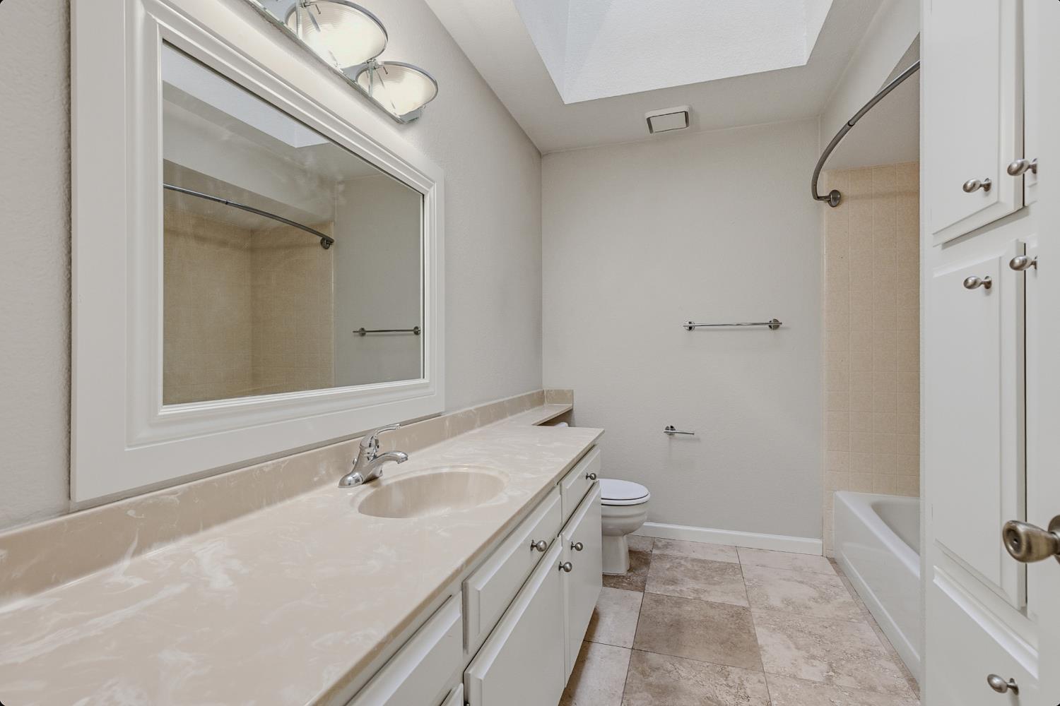 1175 Rose Tree Way Sacramento, CA 95831 - Photo 27 of 33 a bathroom with a sink toilet and shower