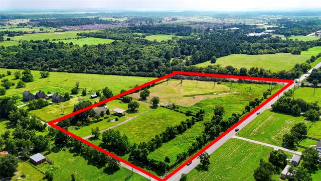 an aerial view of swimming pool and outdoor space