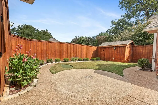 a view of outdoor space and yard