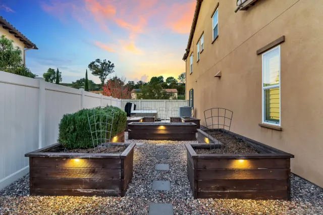 a workspace with wooden floor
