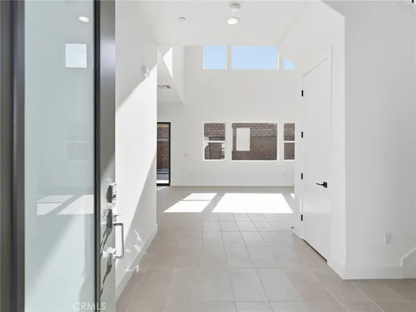 a view of an entryway of a house