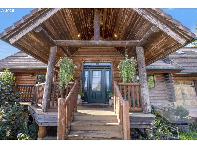 a front view of a house with a porch