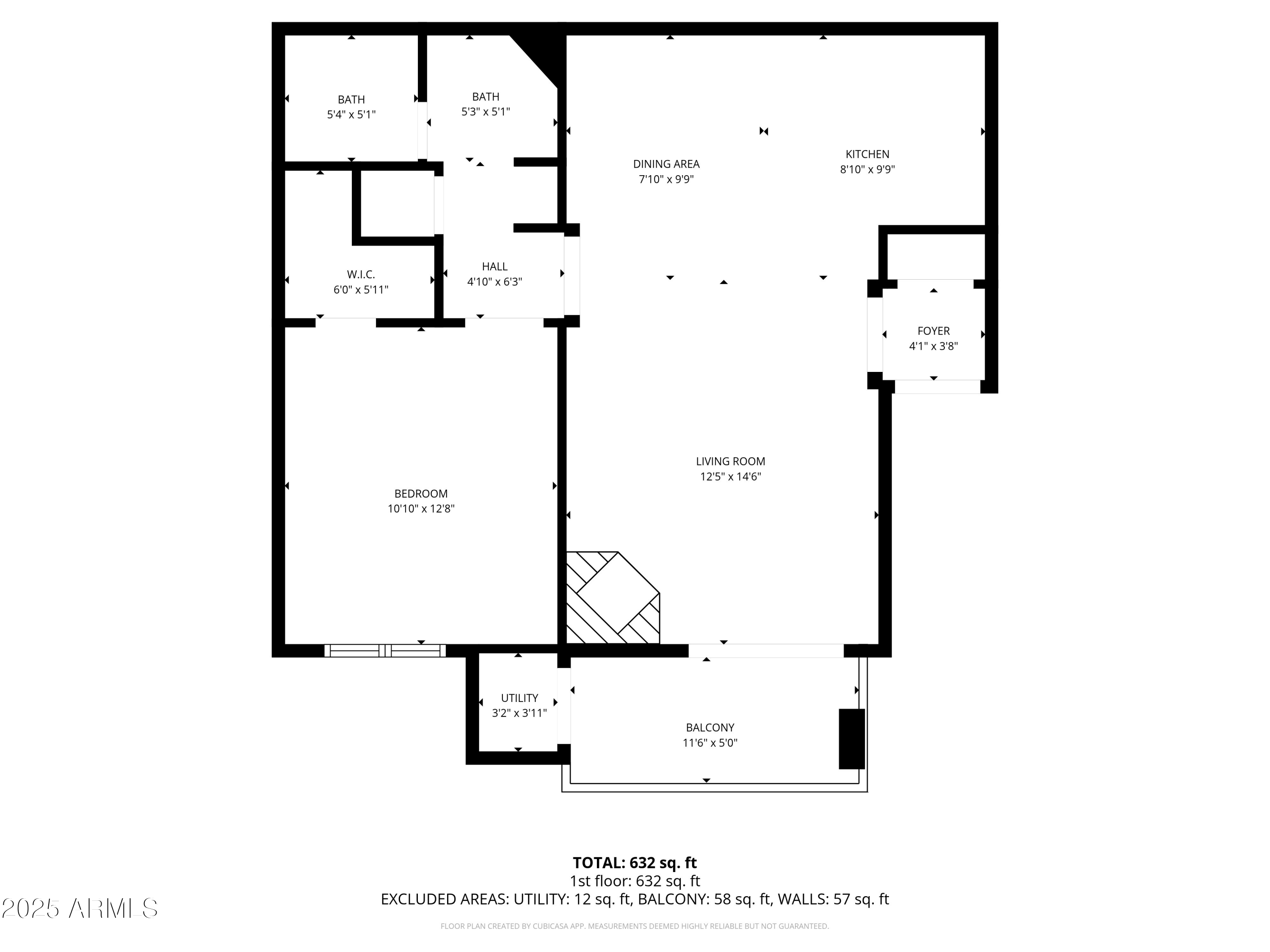 10410 North Cave Creek Road, Unit 2027 Phoenix, AZ 85020 - Photo 28 of 28 a picture of floor plan