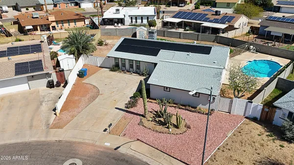 a building outdoor space with sitting space