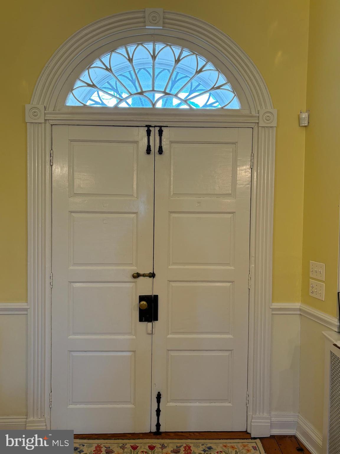 10770 Rich Neck Road Claiborne, MD 21624 - Photo 14 of 107 front door with leaded fanlight
