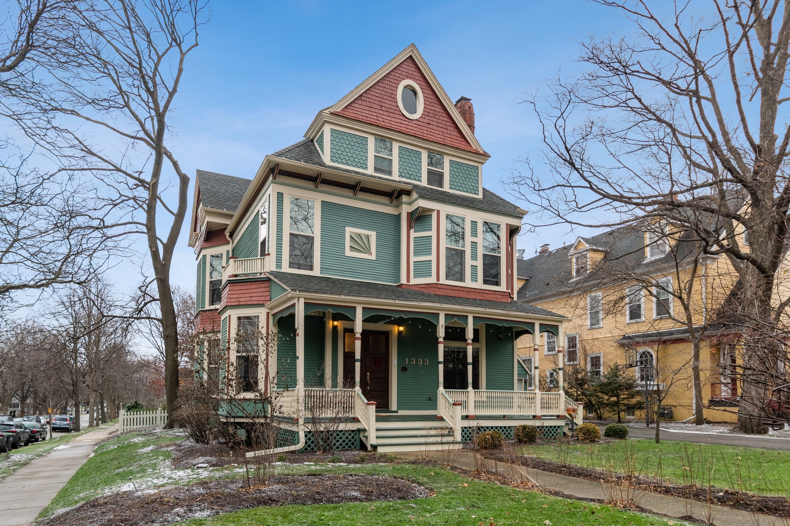 1333 Church Street Evanston, IL 60201 - Photo 5 of 32 a front view of a house with garden