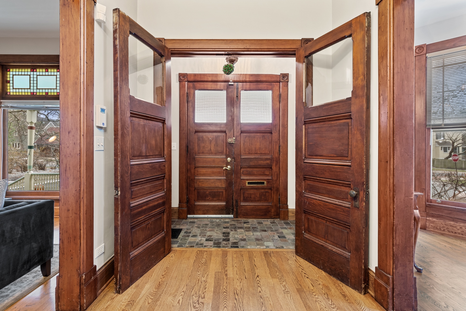 1333 Church Street Evanston, IL 60201 - Photo 6 of 32 a view of front door with wooden floor
