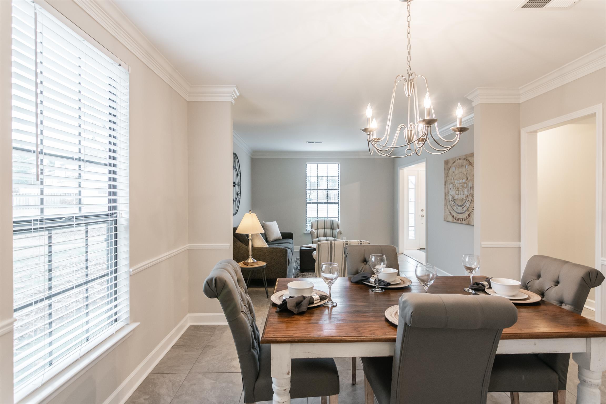 701 General George Patton Road Nashville, TN 37221 - Photo 7 of 27 a view of a dining room with furniture window and outside view