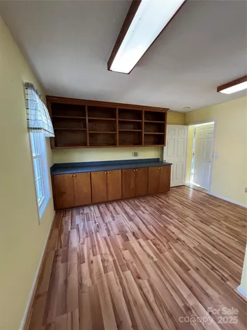 a view of wooden floor