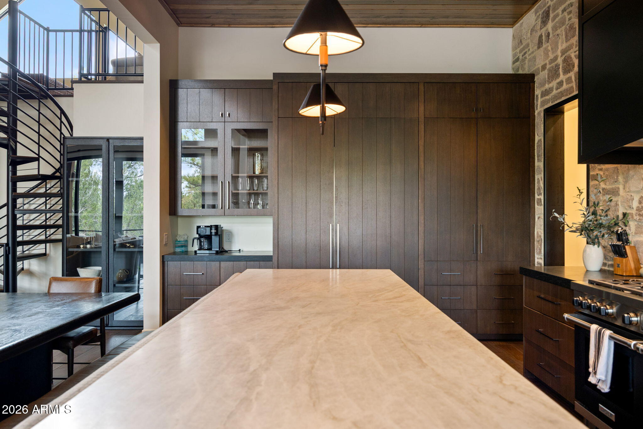 2441 South Monkshood Road Show Low, AZ 85901 - Photo 22 of 90 a kitchen with a stove a sink and a refrigerator
