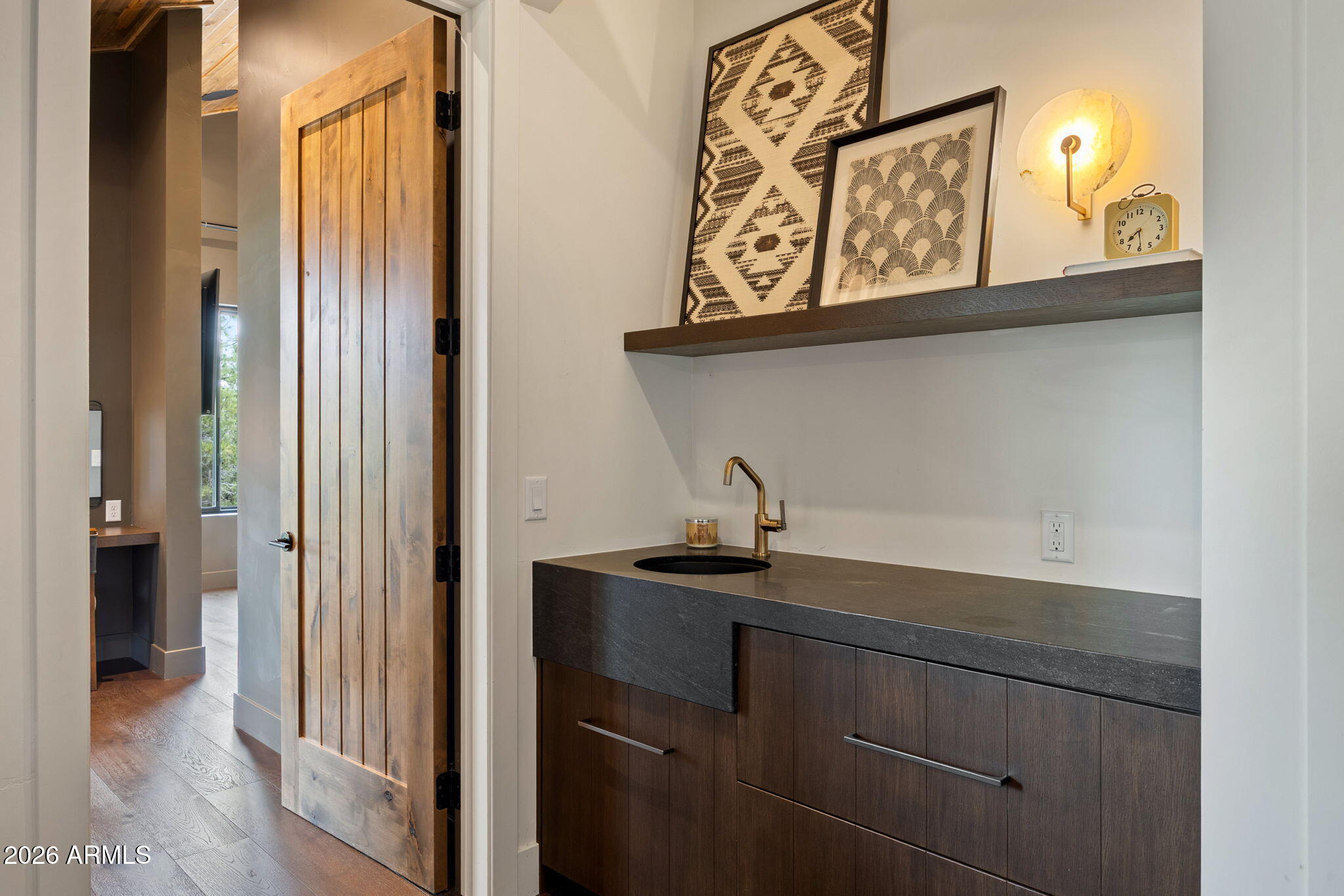 2441 South Monkshood Road Show Low, AZ 85901 - Photo 47 of 90 a view of cabinets and a wooden floor