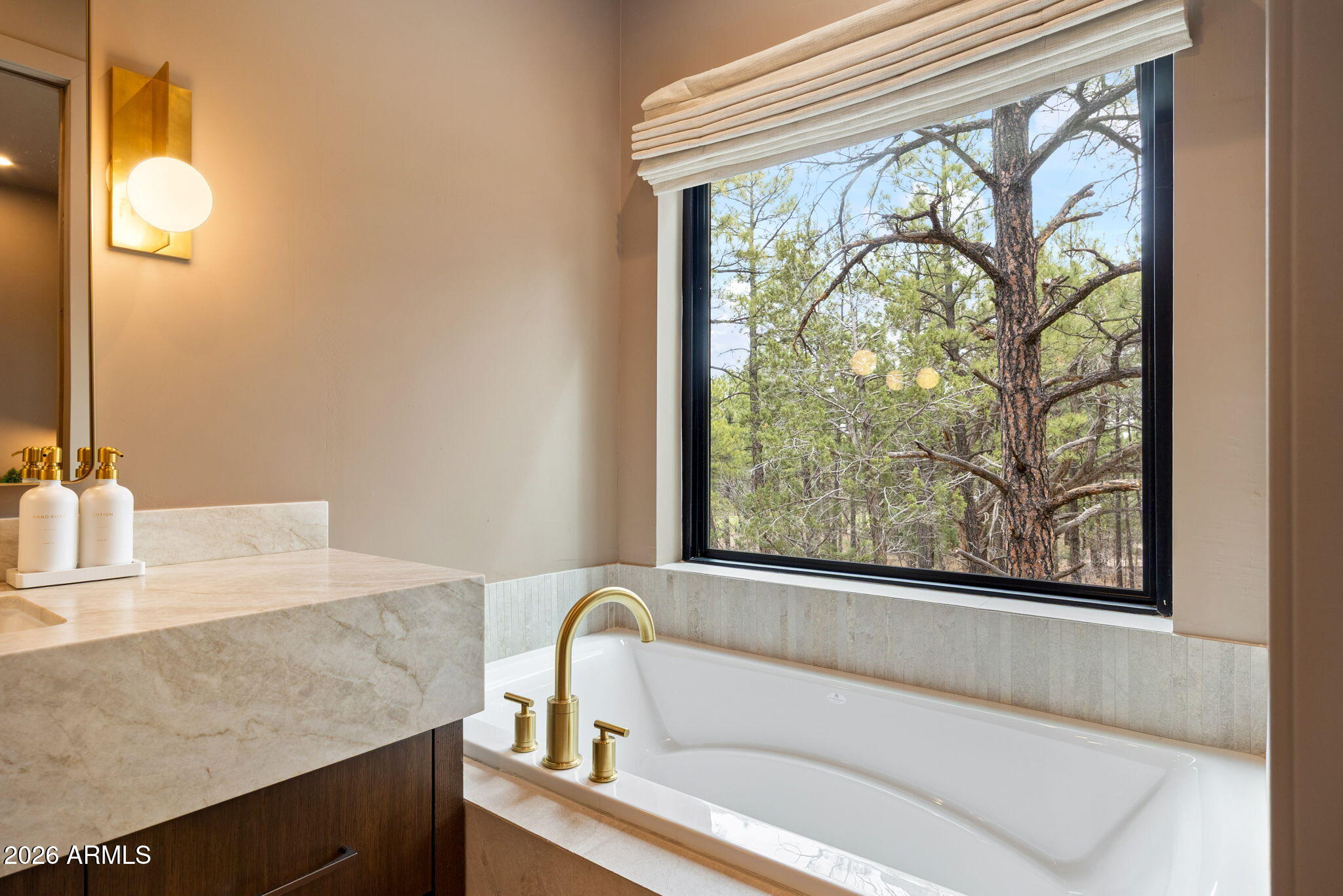 2441 South Monkshood Road Show Low, AZ 85901 - Photo 52 of 90 a bathroom with a bathtub and a sink