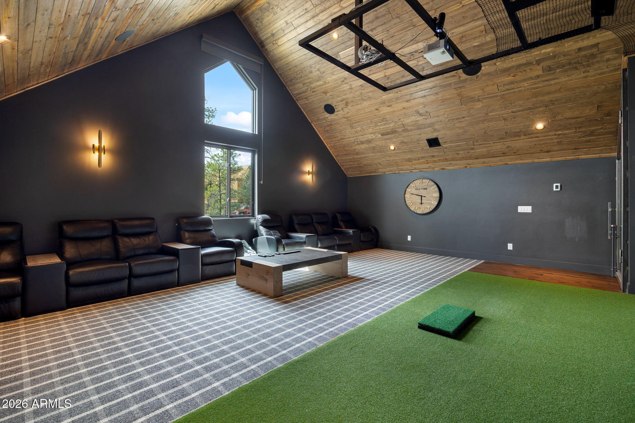 2441 South Monkshood Road Show Low, AZ 85901 - Photo 66 of 90 East Wing Bonus Room Theater