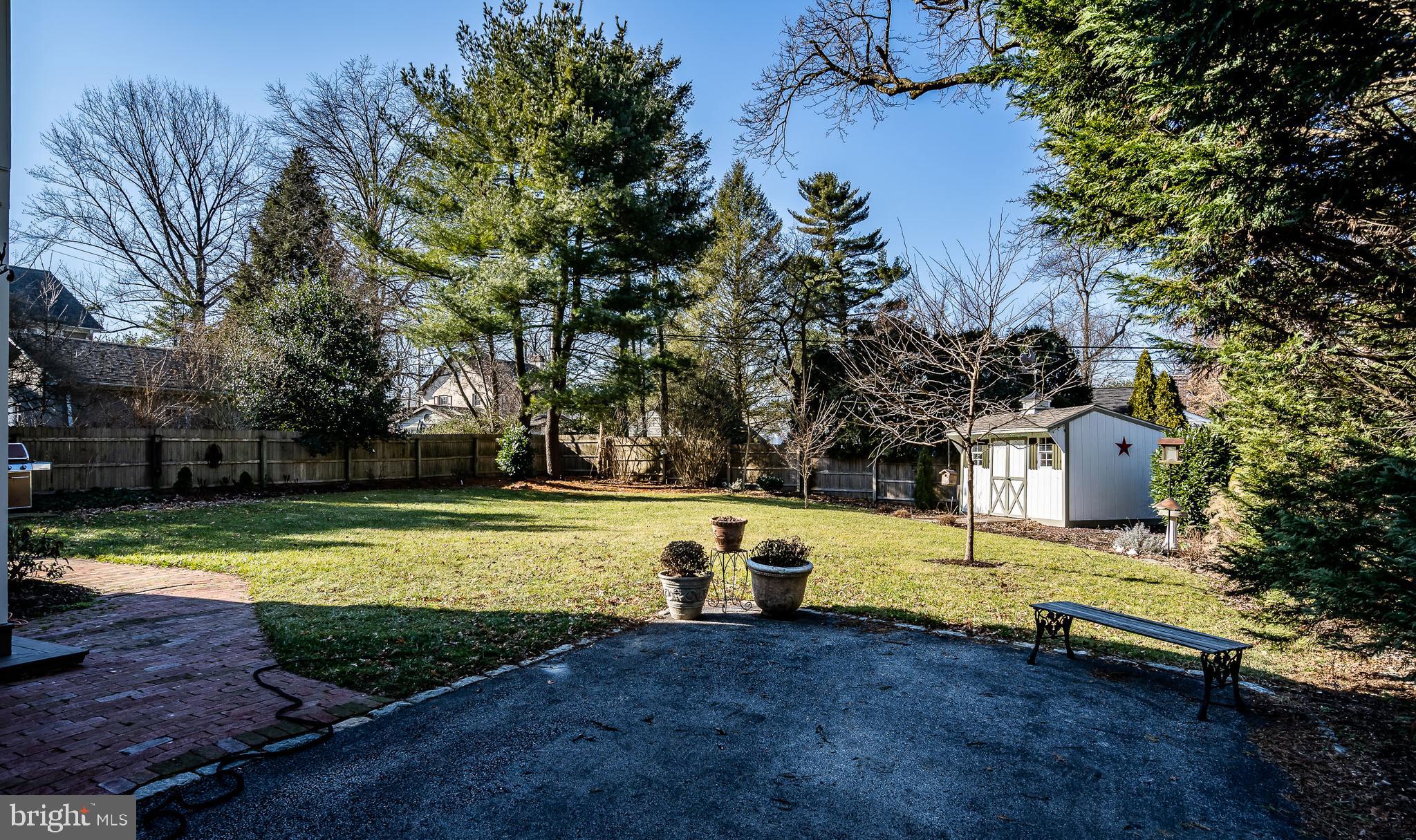 Large level backyard