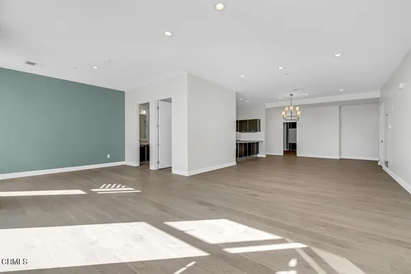 a view of livingroom with natural light